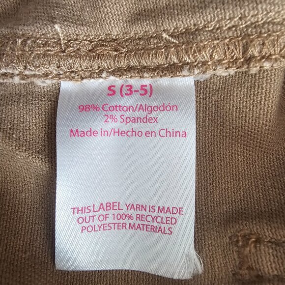 New! No Boundaries Khaki Cargo Mini Skirt – Frayed Hem Size S - Picture 7 of 7